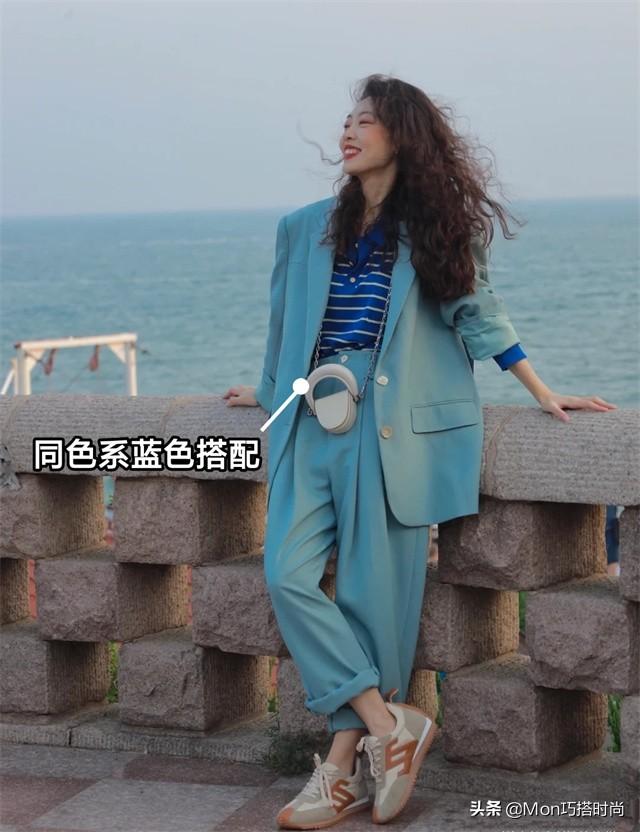 克莱因蓝衣服怎么搭配出高级感(黄皮适合克莱因蓝吗)插图4