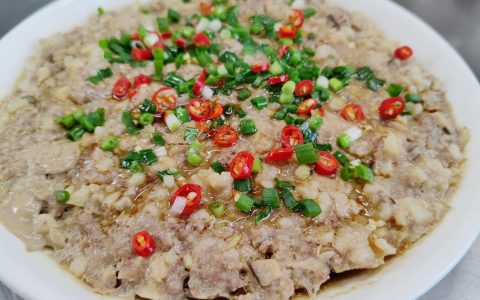 客家菜蒸肉饼怎么做的好吃(虾米蒸肉饼怎么做好吃)