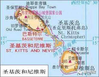 圣基茨和尼维斯联邦是哪个国家(圣基茨和尼维斯联邦位于哪里)插图1