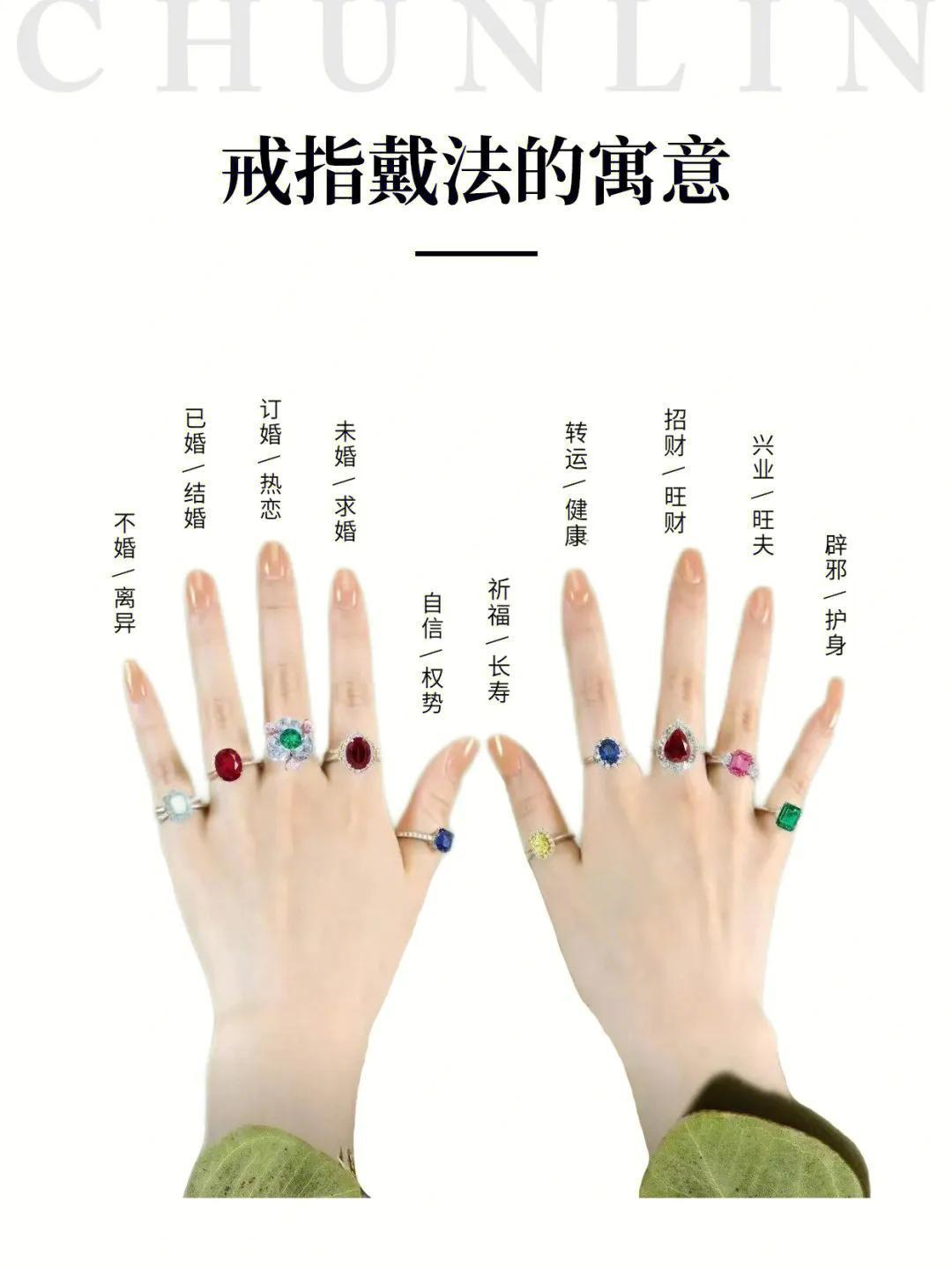 女人十个手指戴戒指的含义(教你3秒看透她的小心思)插图