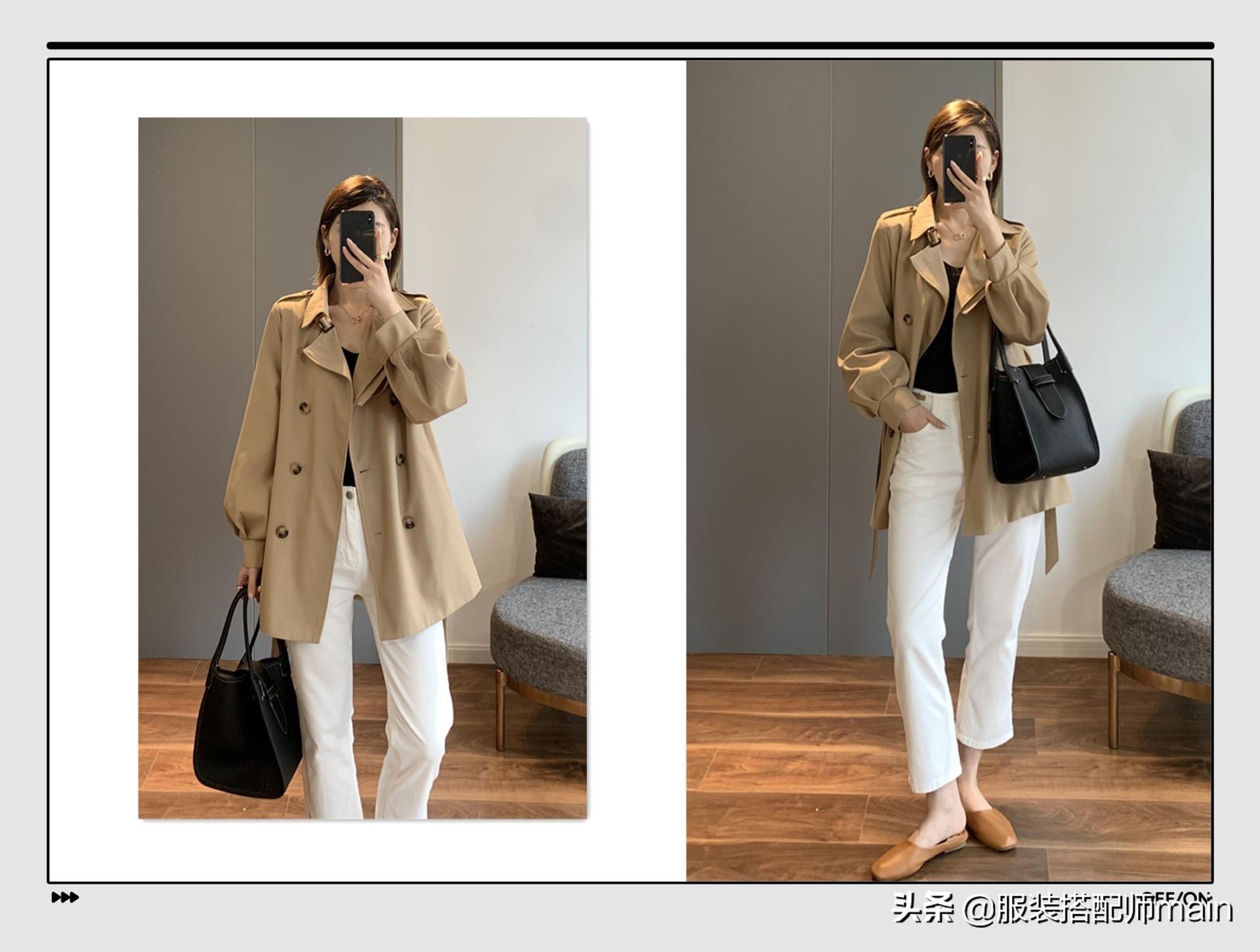 风衣怎么搭配好看(记住这些“搭配精髓”，潇洒利落又高级)插图15