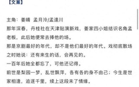 十大经典前世小说排行榜(小说前世曝光)