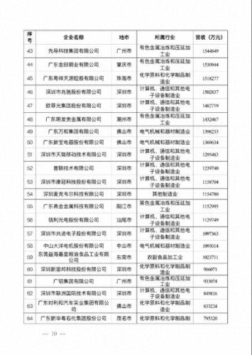 广东省制造企业排名前十(广东大型连锁企业排名)插图8
