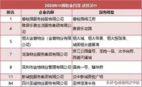 汉州物业公司排名前十(宣汉汉州国际物业)插图