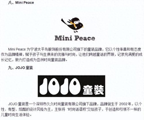 十大童装品牌排名(童装品牌加盟排行榜前十名)插图7