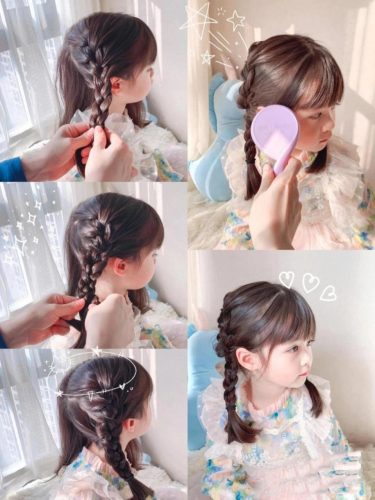 小女孩适合扎什么发型简单又甜美(适合小女孩扎的发型简单又漂亮)插图1