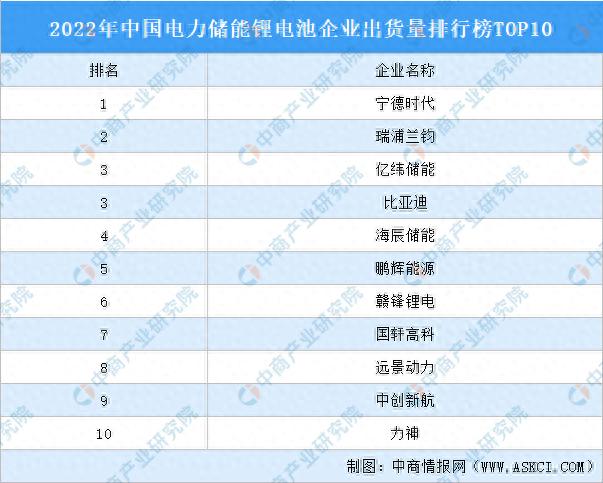 中国十大锂电池排行榜最新(十大锂电池组品牌排行榜)插图