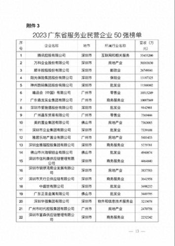 广东省制造企业排名前十(广东大型连锁企业排名)插图11