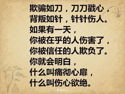 真心付出换来却是寒心(重感情的人一旦心寒了)插图8