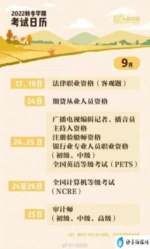 最新下半年四六级考试时间定了(下半年四六级考试时间安排)插图1