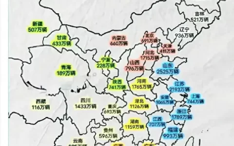 江苏各市汽车数量排名前十(江苏汽车总量排名)