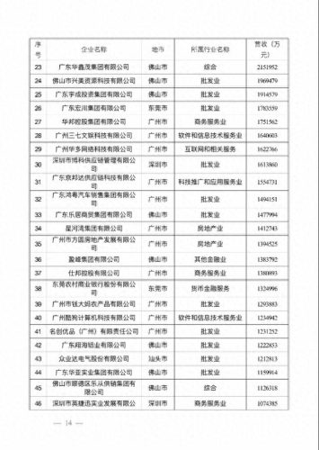 广东省制造企业排名前十(广东大型连锁企业排名)插图12