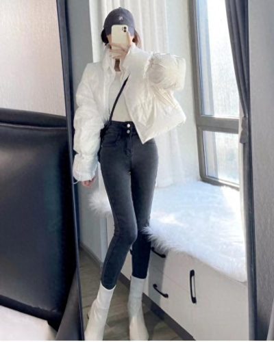 羽绒服短款收腰排名前十(女士收腰连帽羽绒服)插图6
