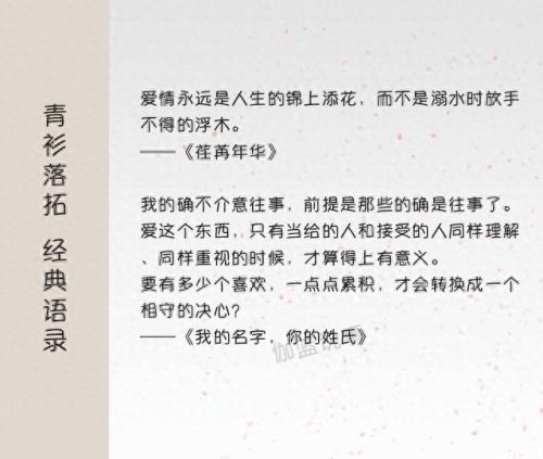 灯火阑珊处青衫落拓(青衫落拓全部作品)插图