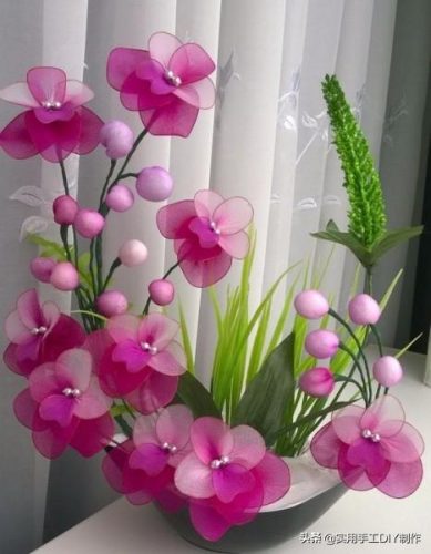丝网花制作大全(丝网花手工制作方案)插图4