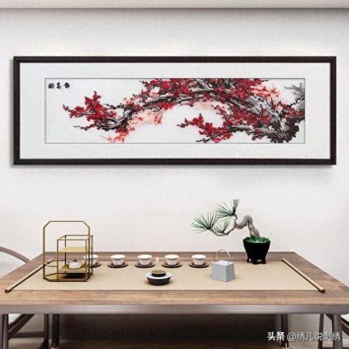 茶室背景挂画排名前十(茶室背景长廊挂画)插图1