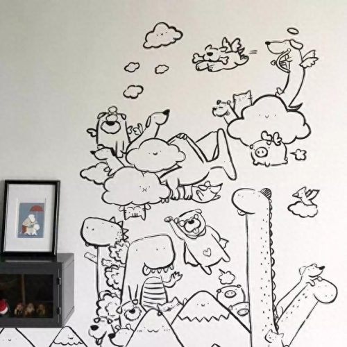 手绘墙画(网红墙100款)插图72