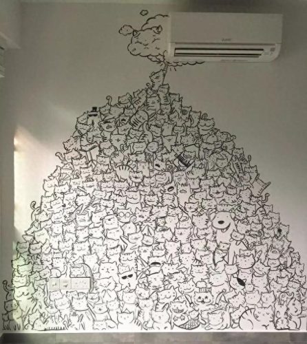 手绘墙画(网红墙100款)插图79