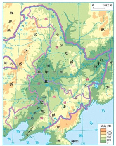 东北地图(东三省地图)插图