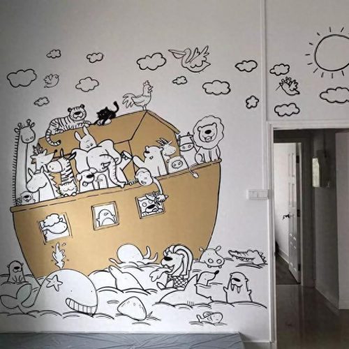 手绘墙画(网红墙100款)插图29