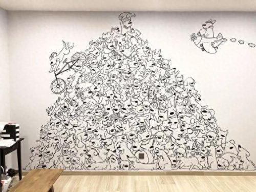 手绘墙画(网红墙100款)插图1