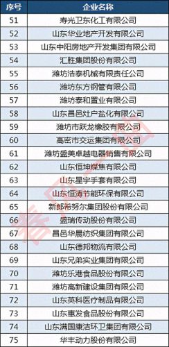 潍坊食品机械公司排名前十(潍坊机械工厂排名)插图5