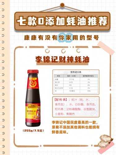 耗油排名前十的牌子(最好的蚝油推荐)插图1