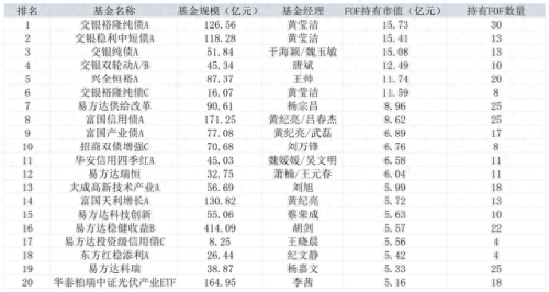 持股排名前十的基金(基金持股排名一览表)插图2