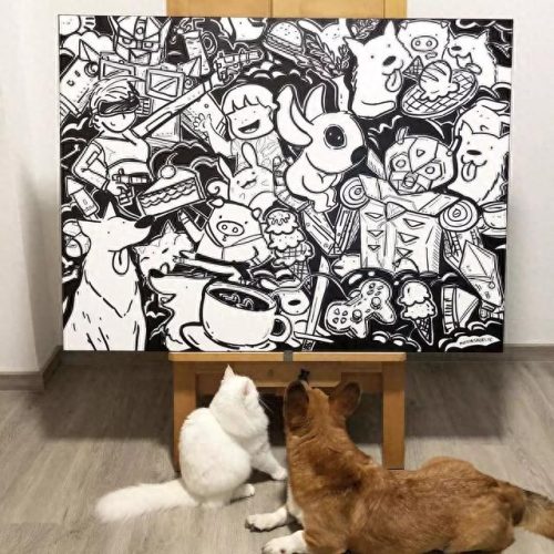 手绘墙画(网红墙100款)插图45