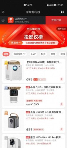 投影仪2021年排名前十(2022年投影仪测评排行榜)插图