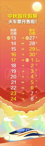 火车票预定时间(火车票预订时间表)插图