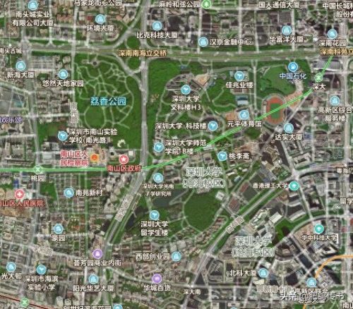 深圳大学平面图(深圳地图2023版全图)插图