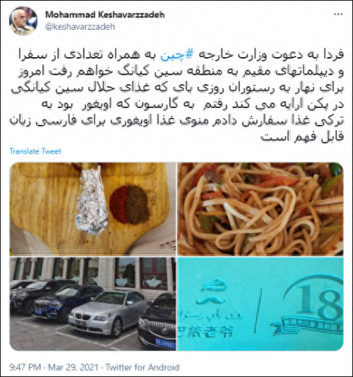 伊朗大使成美食博主(默罕莫德伊朗大使)插图7