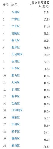 重庆收入排名前十(重庆酉阳人均收入多少)插图3