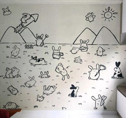 手绘墙画(网红墙100款)插图52