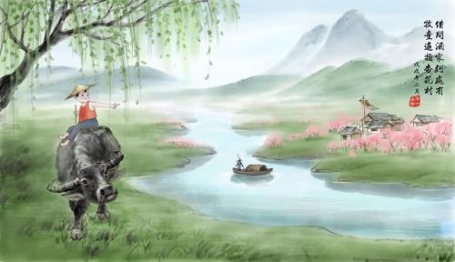 山衔落日浸寒漪是什么意思(山衔落日浸寒漪运用什么修辞手法)插图