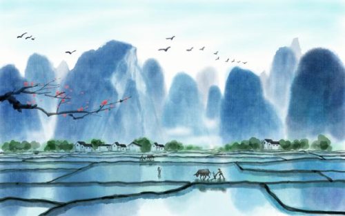 山衔落日浸寒漪是什么意思(山衔落日浸寒漪运用什么修辞手法)插图1