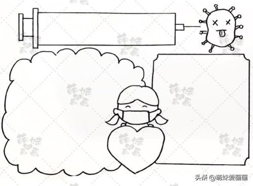 关于抗病毒的手抄报(一二三四年级简单手抄科技报内容)插图1