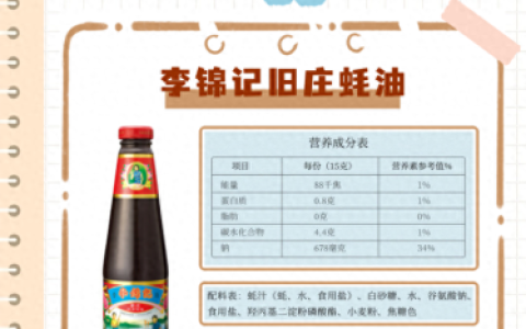 耗油排名前十的牌子(最好的蚝油推荐)