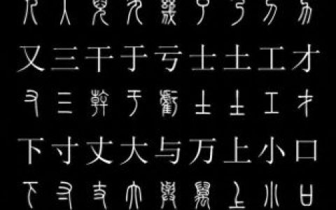 篆体字库(篆体字源远流长)