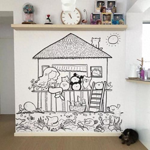手绘墙画(网红墙100款)插图38