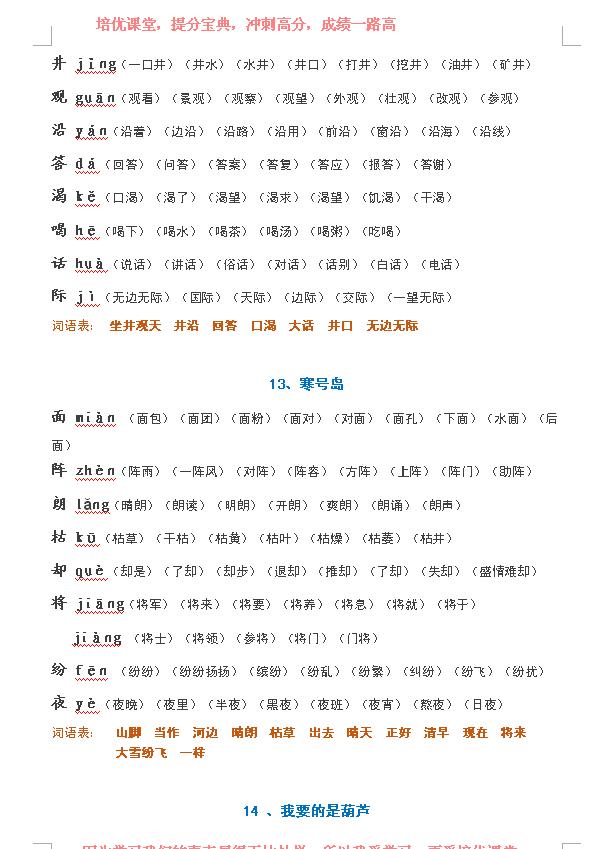 篇的拼音和组词(篇组词100个)插图8
