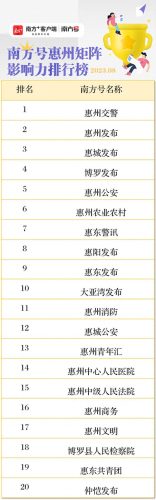 惠州头条排名前十(惠州100强企业名单排名)插图