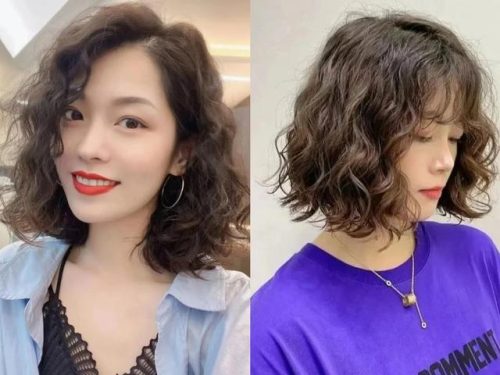女士短发烫发发型(妈妈洋气短发烫发)插图4
