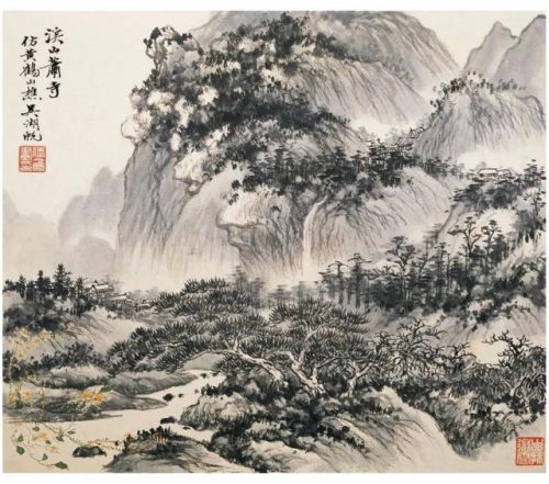 高清山水国画(高清山水风景壁纸)插图73