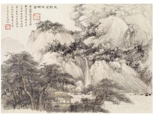 高清山水国画(高清山水风景壁纸)插图2