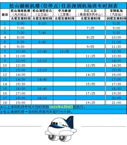 深圳机场大巴线路(深圳机场专线大巴)插图3