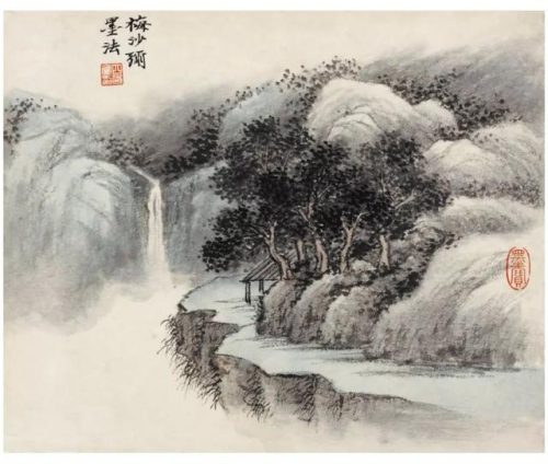 高清山水国画(高清山水风景壁纸)插图35