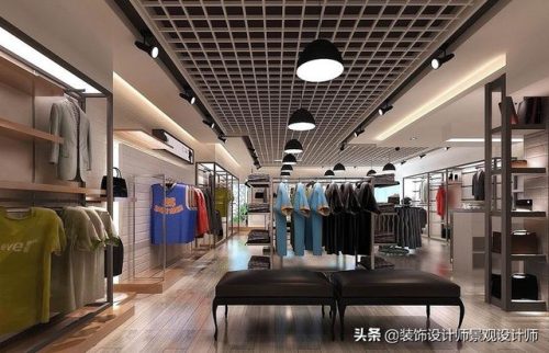 男装店面装修效果图(简约男装店装修)插图10