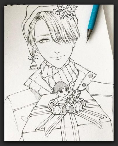 铅笔绘图(丙烯画Q版人物简单版)插图5